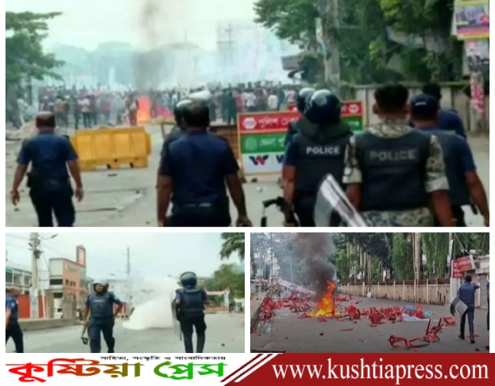 গোপালগঞ্জে রণক্ষেত্র, সেনা ও পুলিশ পাহারায় এনসিপি নেতারা গোপালগঞ্জ ছেড়েছেন, কারফিউ জারি, অন্তর্বর্তীকালীন সরকারের বিবৃতি