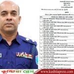 দেশের ৬৪ জেলার এসপি রদবদল, কুষ্টিয়া জেলার এসপি হলেন মোহাম্মদ জসীম উদ্দিন