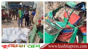 কুষ্টিয়ায় ট্রাকচাপায় সিএনজিচালিত অটোরিকশার পাঁচ যাত্রী নিহত
