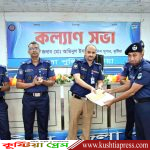 কুষ্টিয়া জেলার শ্রেষ্ঠ অফিসার ইনচার্জ হয়েছেন কুমারখালী থানার ওসি জামাল উদ্দিন