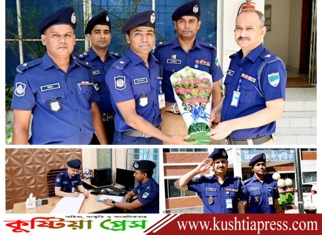 কুষ্টিয়া জেলার পুলিশ সুপার কর্তৃক ভেড়ামারা সার্কেল অফিস পরিদর্শন ও দিকনির্দেশনামূলক ব্রিফিং প্রদান