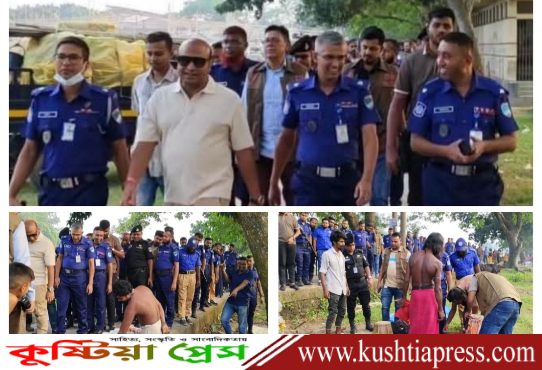 লালন সাঁইয়ের ছেঁউড়িয়া গ্রামের মেলাতে মাদকমুক্ত রাখতে কুষ্টিয়া জেলা পুলিশের অভিযান